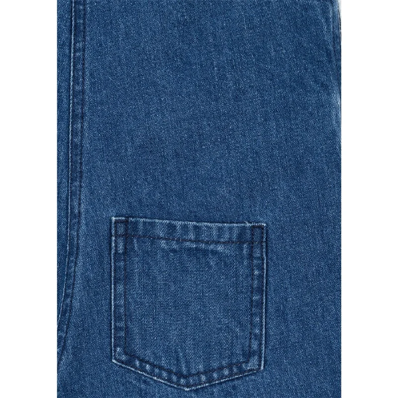 Konges Sløjd Denim Blue Cherry Magot Overalls Gots