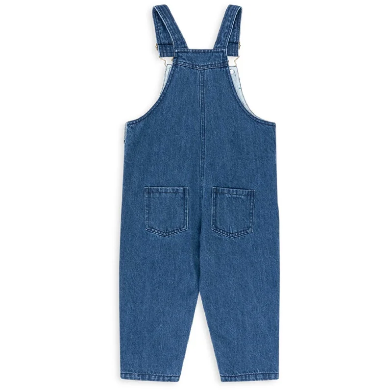 Konges Sløjd Denim Blue Cherry Magot Overalls Gots