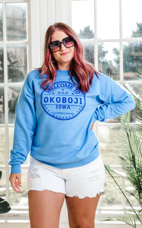 Okoboji Sweatshirt - Blue**