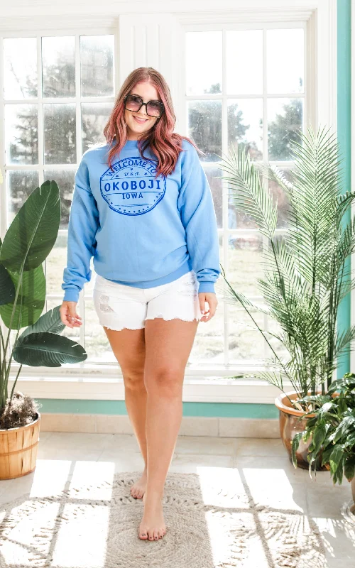 Okoboji Sweatshirt - Blue**