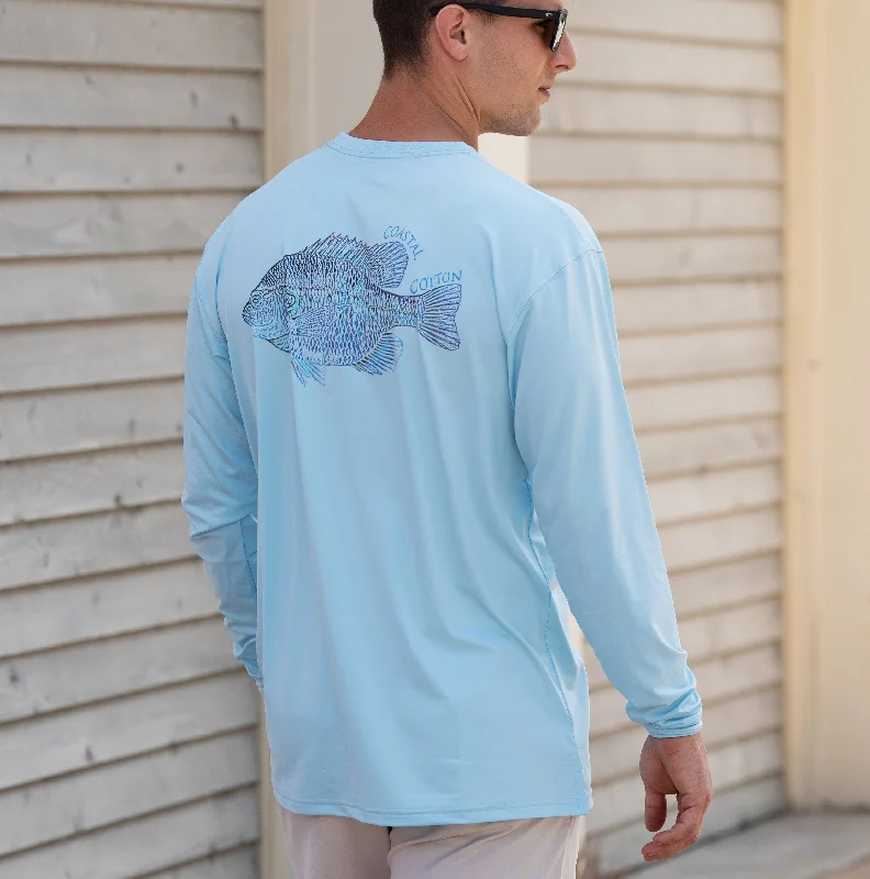 Sky Blue BlueGill Performance Tee