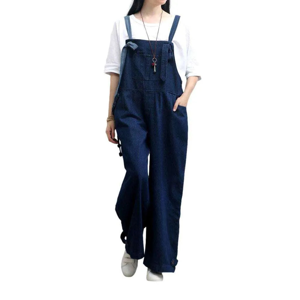 Stylish denim dungaree for ladies