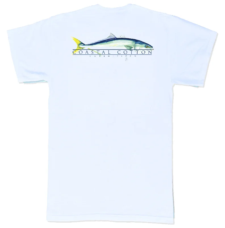 White Yellowtail Performance Tee