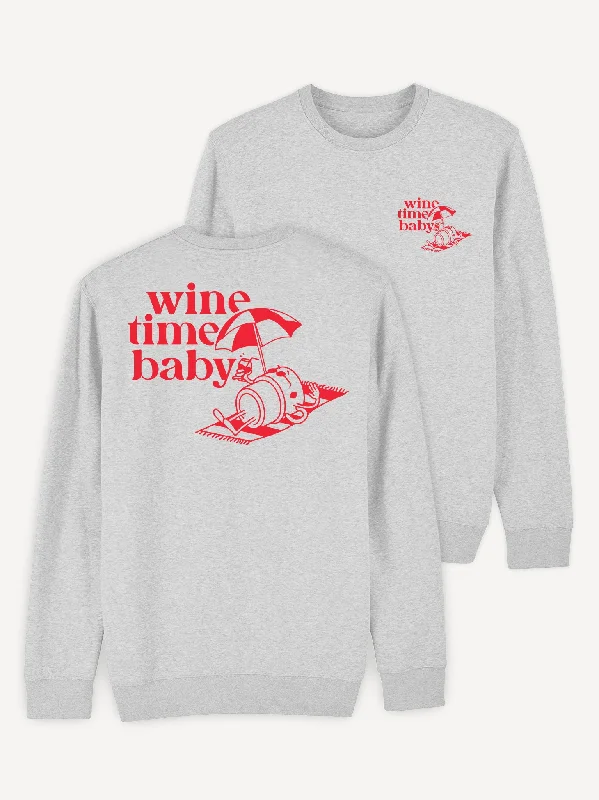 Wine Time Baby Sweatshirt