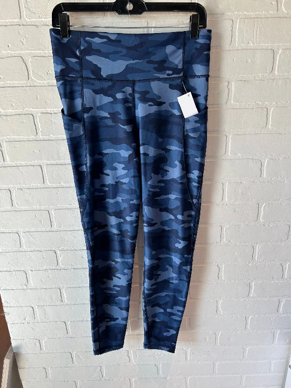 Athletic Leggings By Gapfit In Blue, Size: 8tall