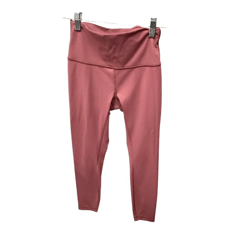 Athletic Leggings By Lululemon In Pink, Size: 4