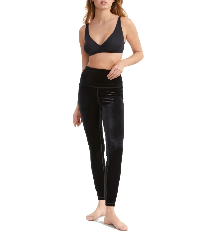 Bare Women's Velvet High-Waist Leggings