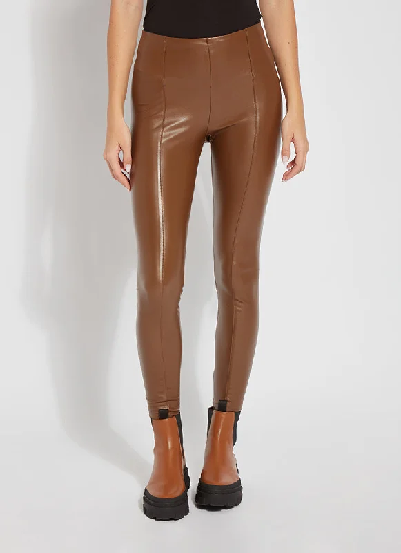 Hi Waist Vegan Leather Legging