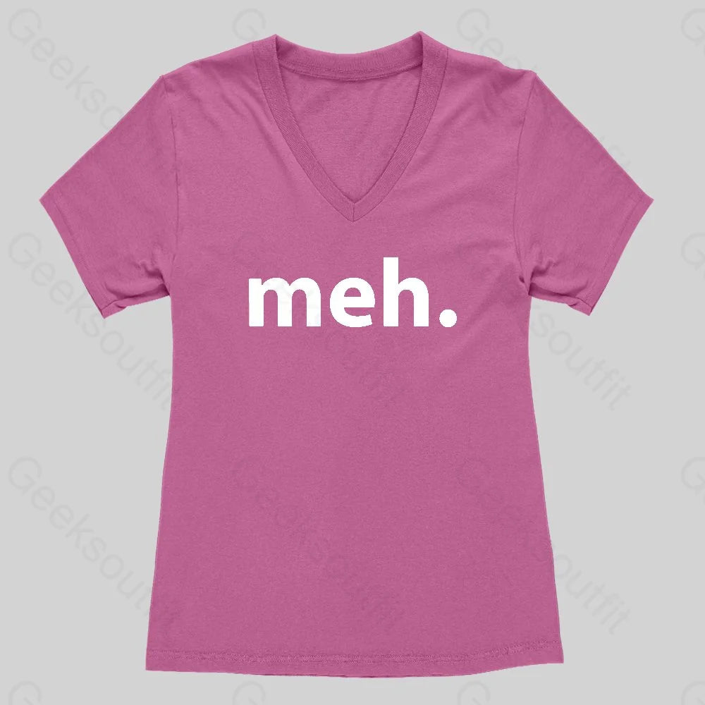 Meh Women's V-Neck T-shirt