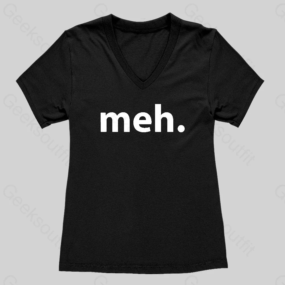 Meh Women's V-Neck T-shirt