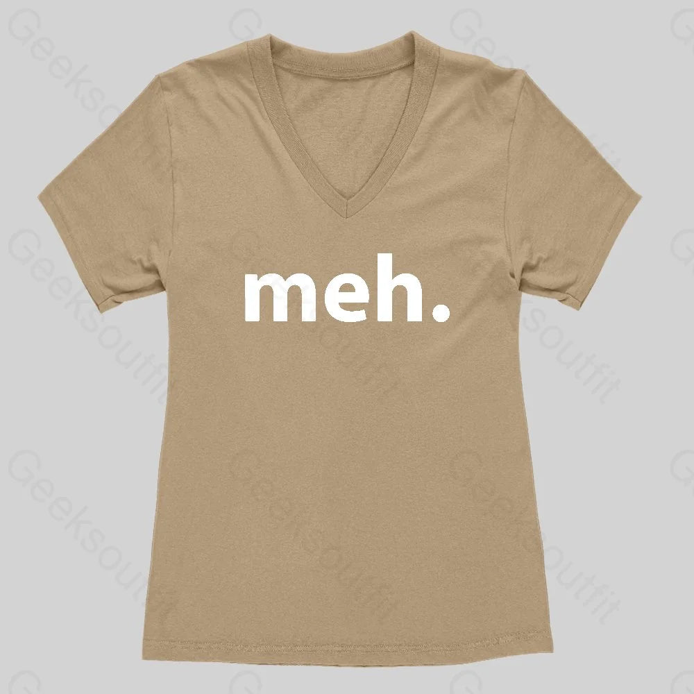 Meh Women's V-Neck T-shirt