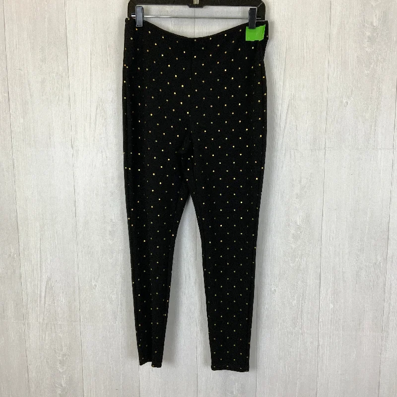 Pants Leggings By Chicos In Polkadot Pattern, Size: 8