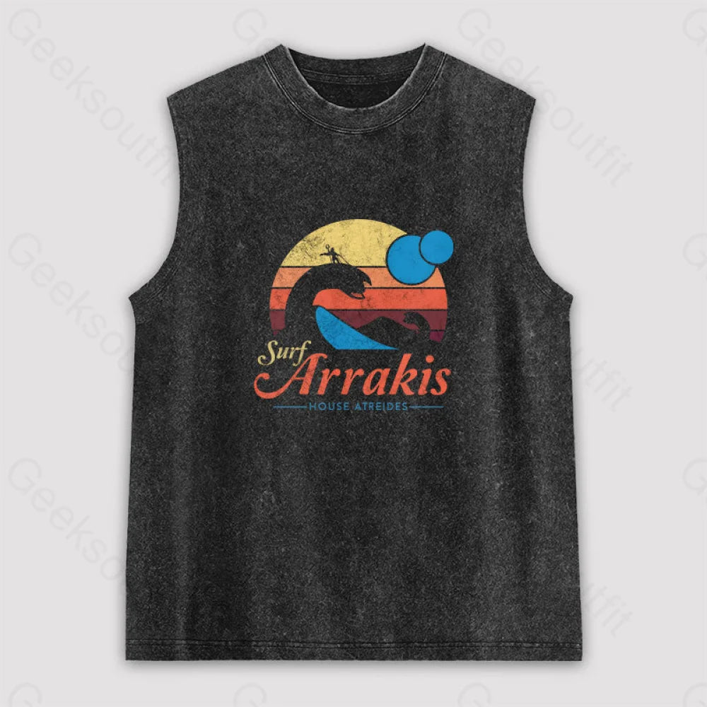 Visit Arrakis Unisex Washed Tank