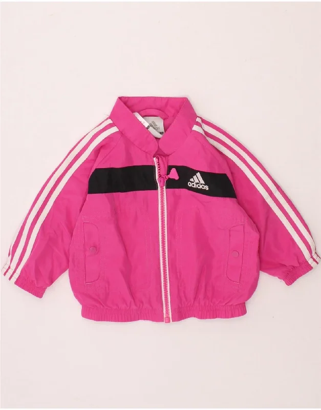 Men's Coats for Every BudgetADIDAS Baby Girls Tracksuit Top Jacket 0-3 Months Pink Colourblock