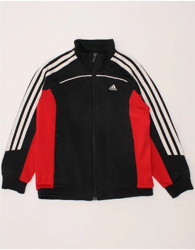Men's Coats for Skinny MenADIDAS Boys Graphic Tracksuit Top Jacket 7-8 Years Black Colourblock