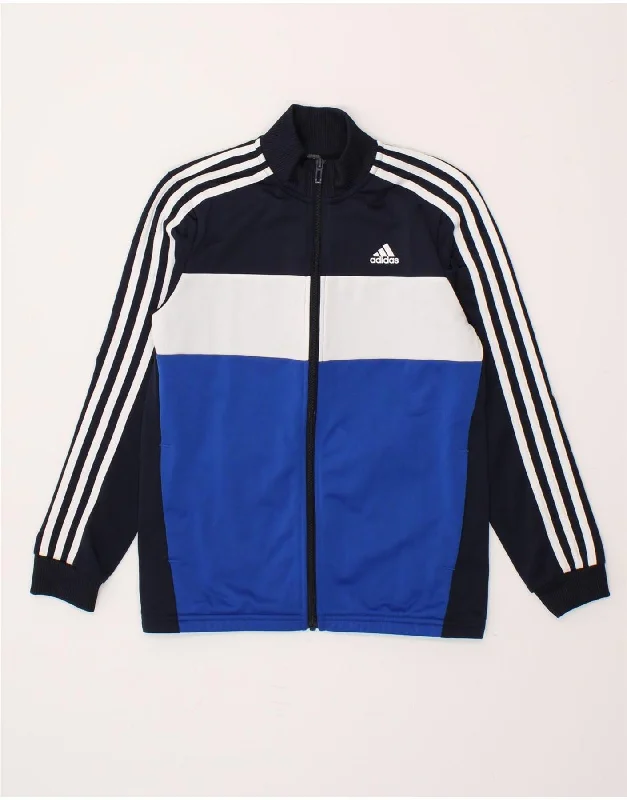 Men's Coats for Casual WearADIDAS Boys Tracksuit Top Jacket 11-12 Years Navy Blue Colourblock