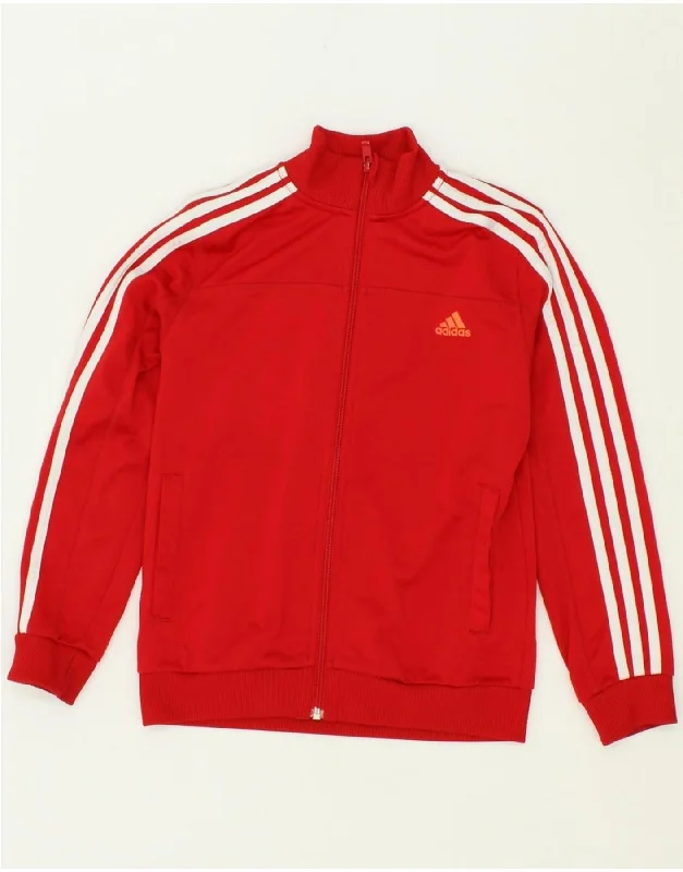 Men's Coats for TravelADIDAS Boys Tracksuit Top Jacket 9-10 Years Red Polyester