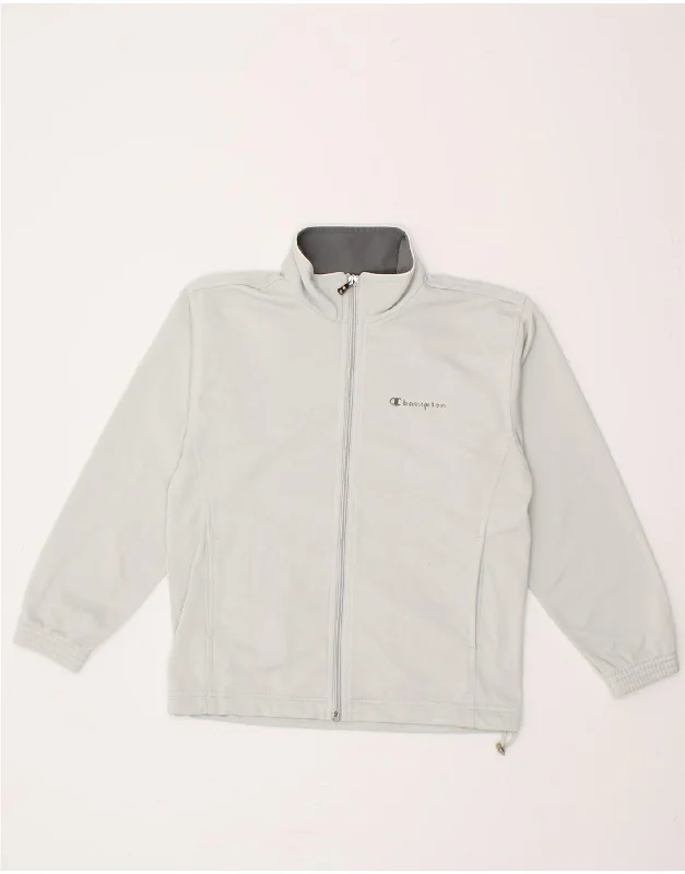 Men's Coats with Removable LiningsCHAMPION Boys Tracksuit Top Jacket 9-10 Years Grey