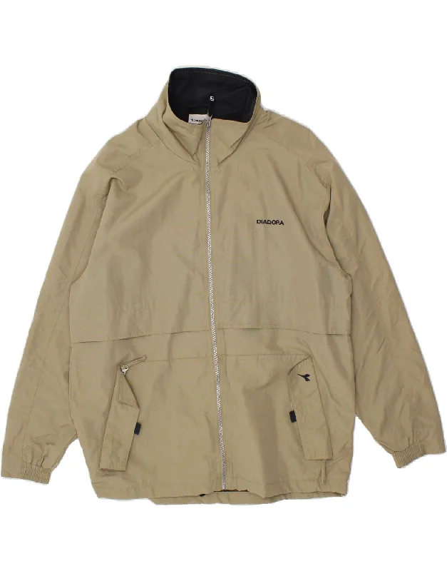 Practical Men's RaincoatsDIADORA Mens Rain Jacket UK 38 Medium Beige