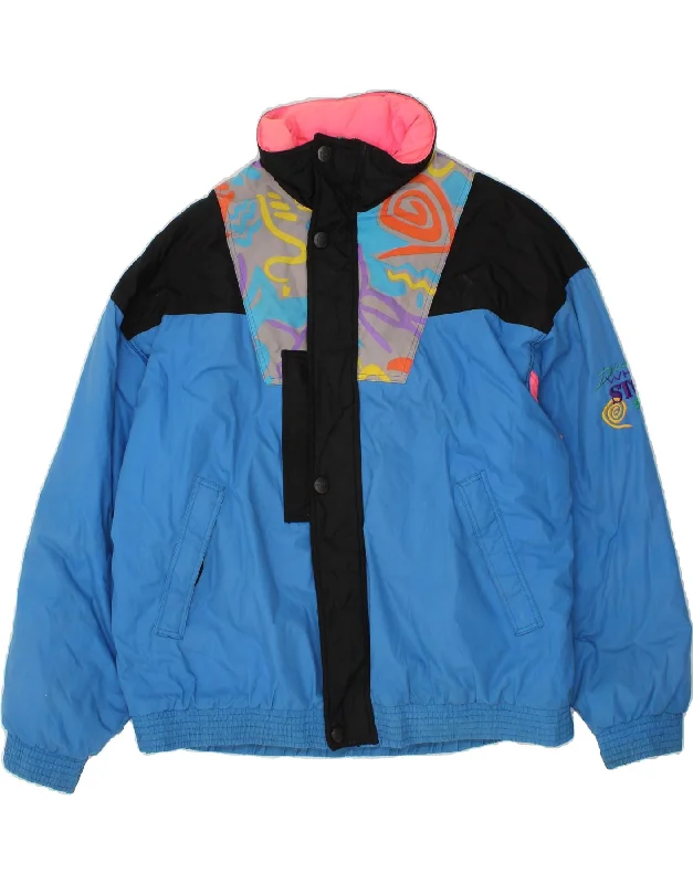 Men's Coats for Casual WearDIADORA Mens Windbreaker Jacket UK 42 XL Blue Colourblock Polyester