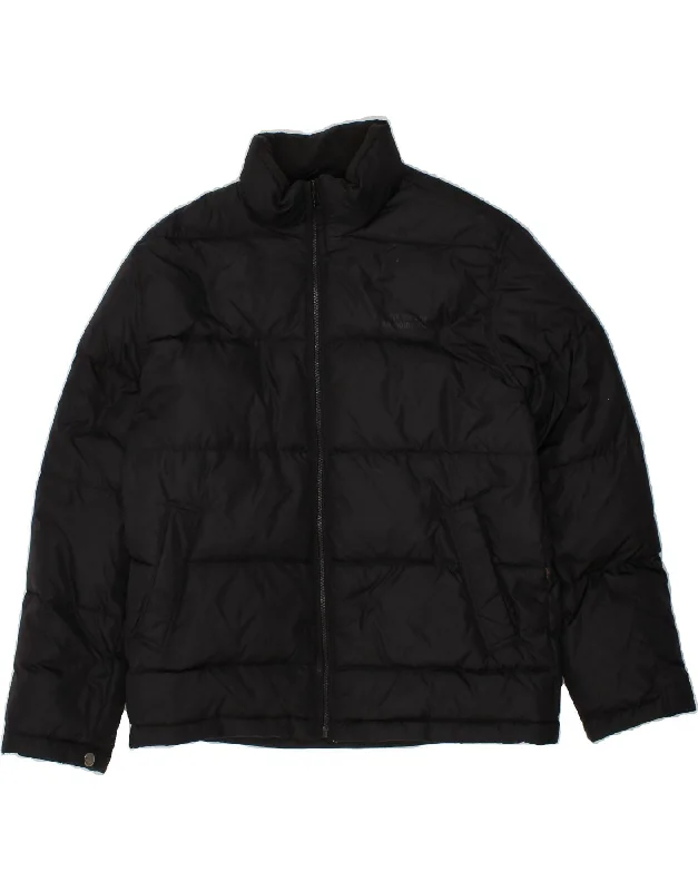 Men's Coats for BikingESPRIT Mens Padded Jacket UK 42 XL Black Nylon