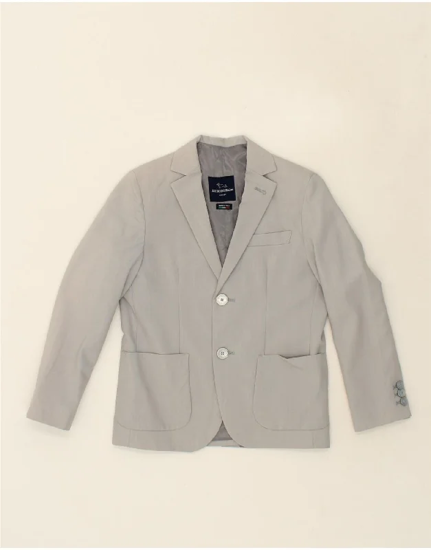 Men's Coats for SnowshoeingHARMONT & BLAINE Boys 2 Button Blazer Jacket 7-8 Years Grey Polyester