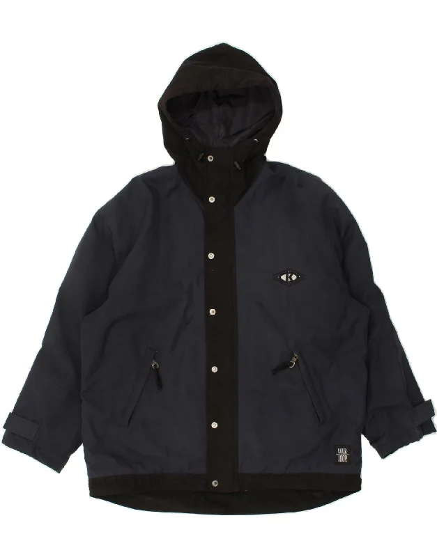 Men's Coats for Every OccasionKILLER LOOP Mens Graphic Hooded Windbreaker Jacket UK 38 Medium Navy Blue
