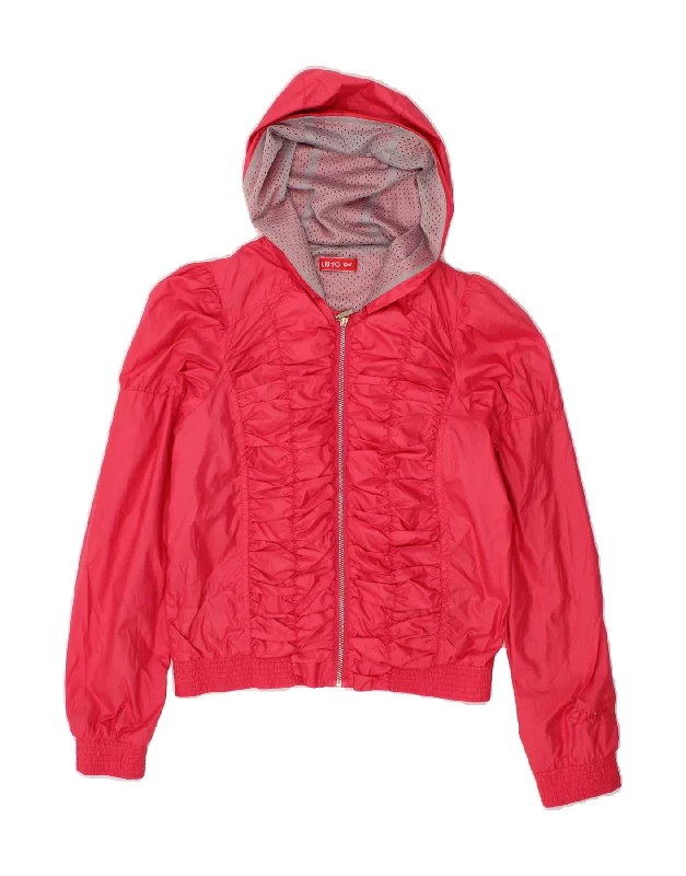 Affordable Men's Winter CoatsLIU JO Girls Hooded Bomber Jacket 13-14 Years Pink Polyester