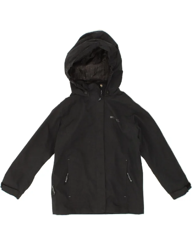 Men's Coats with Convertible CollarsMOUNTAIN WAREHOUSE Boys Hooded Rain Jacket 7-8 Years Black