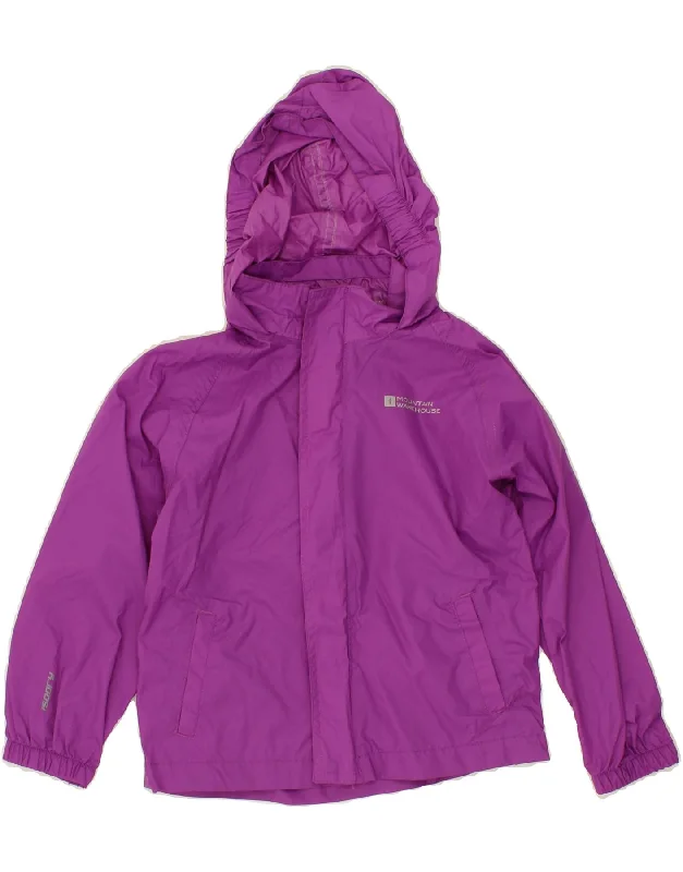 Men's Coats for WalkingMOUNTAIN WAREHOUSE Girls Hooded Rain Jacket 5-6 Years Pink
