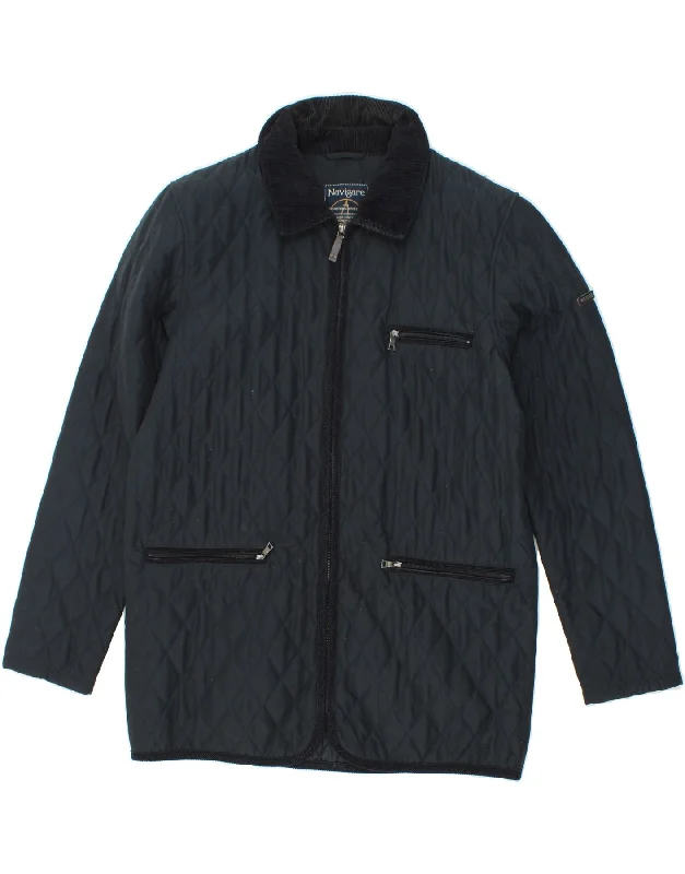 Men's Coats for Dressy OccasionsNAVIGARE Mens Quilted Jacket UK 44 2XL Navy Blue