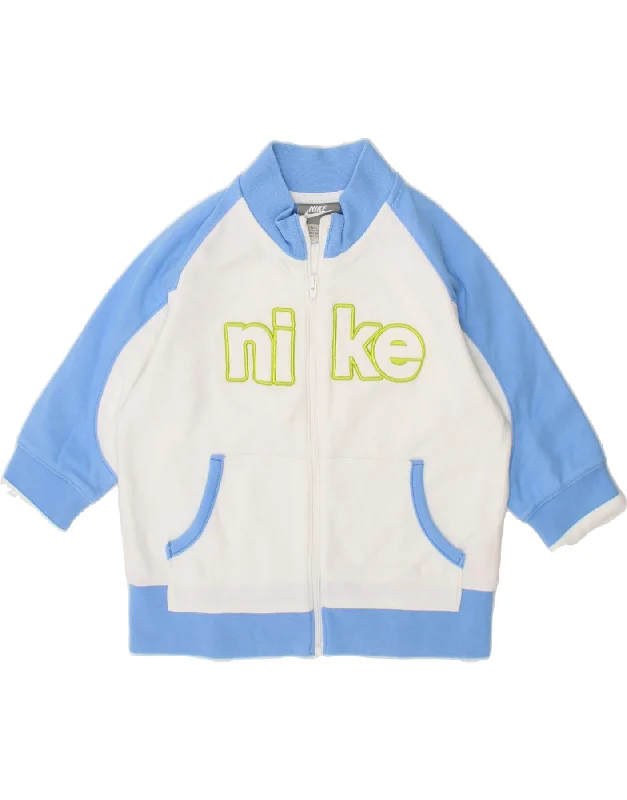 Affordable Men's Winter CoatsNIKE Baby Boys Graphic Tracksuit Top Jacket 9-12 Months White Colourblock