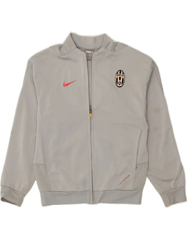 Men's Coats with PocketsNIKE Boys Juventus Tracksuit Top Jacket 10-11 Years Medium Grey Polyester