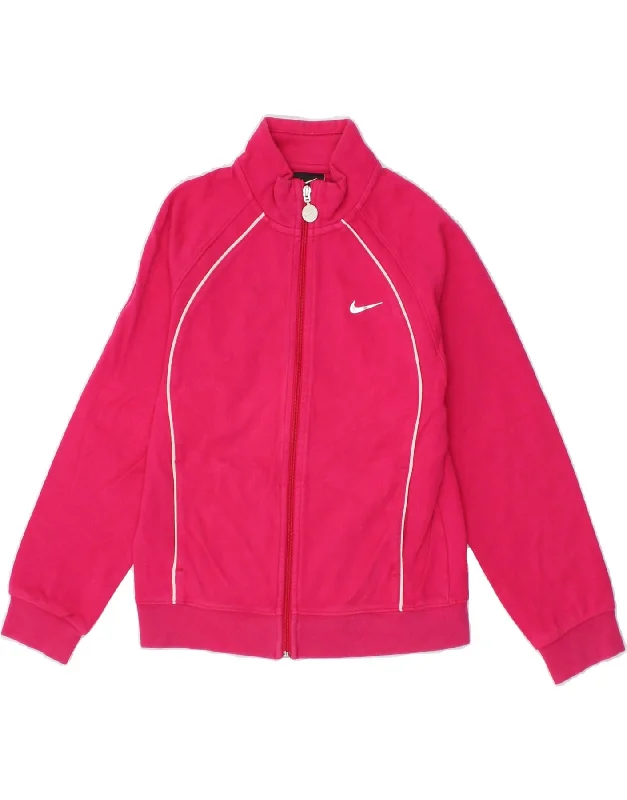 Men's Coats for Short MenNIKE Girls Tracksuit Top Jacket 7-8 Years XL Pink Cotton