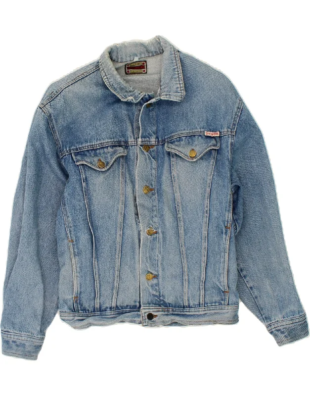 Men's Coats with Breathable FabricOFFSHORE Mens Denim Jacket UK 36 Small Blue Cotton