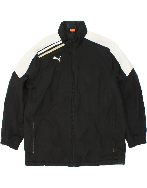 Best Men's Leather CoatsPUMA Mens Windbreaker Jacket UK 44 2XL Black Colourblock Polyester