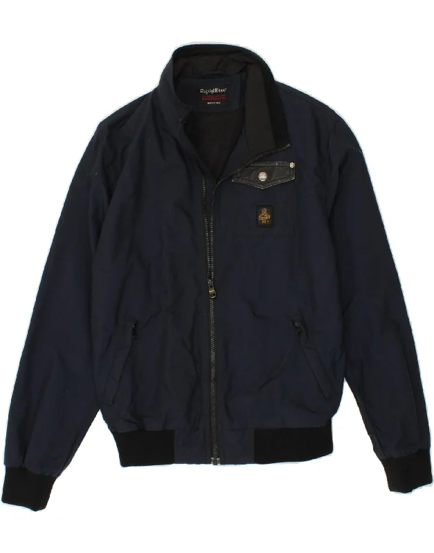 Men's Coats Made in the USAREFRIGIWEAR Boys Bomber Rain Jacket 13-14 Years Navy Blue Polyamide