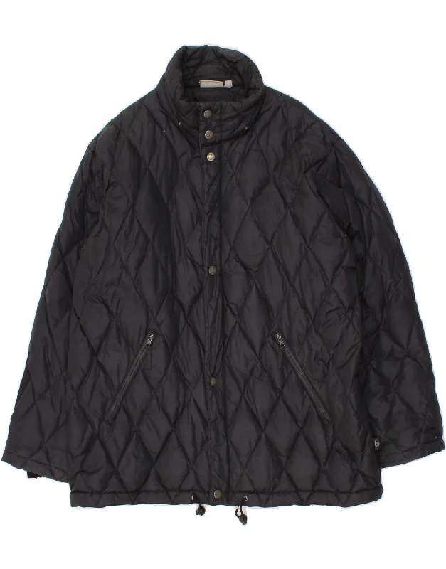 Men's Coats for LayeringSERGIO TACCHINI Mens Quilted Jacket UK 42 XL Black