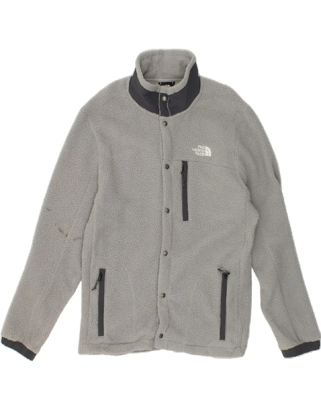 Lightweight Men's WindbreakersTHE NORTH FACE Mens Fleece Jacket UK 40 Large Grey Polyester