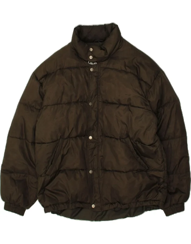 Men's Coats for Winter SportsTOM TAILOR Mens Padded Jacket UK 42 XL Brown Nylon